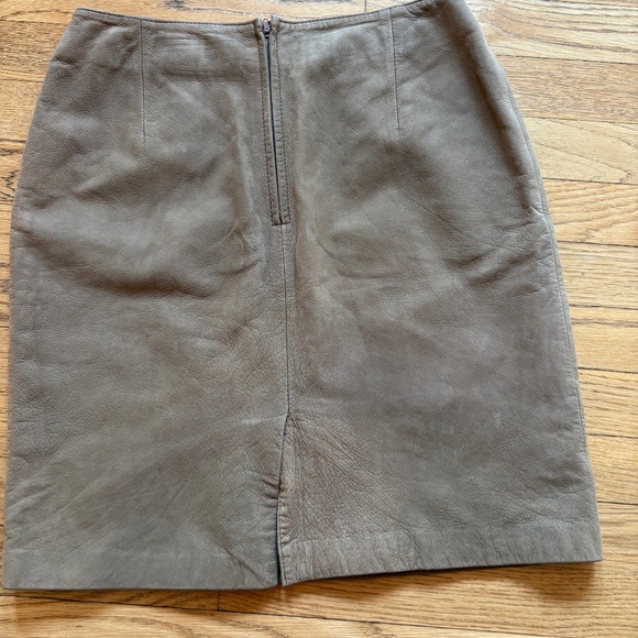 Cambridge Dry Goods Leather Skirt - Picture 2 of 2